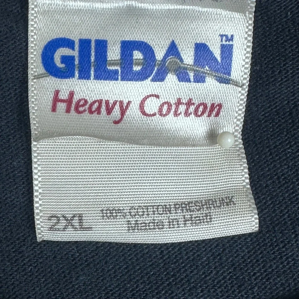 Gildan T-Shirt Mens 2XL Navy Blue 2010 Outlaw Drag‎ Racing Championship Graphic